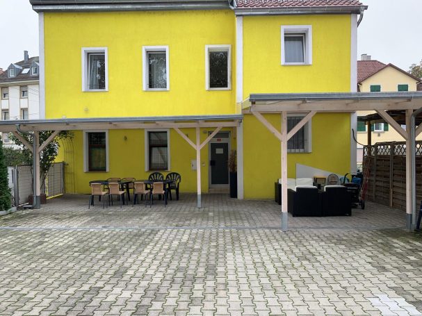 Gemeinschaftsküche der Pension Linde Stuttgart